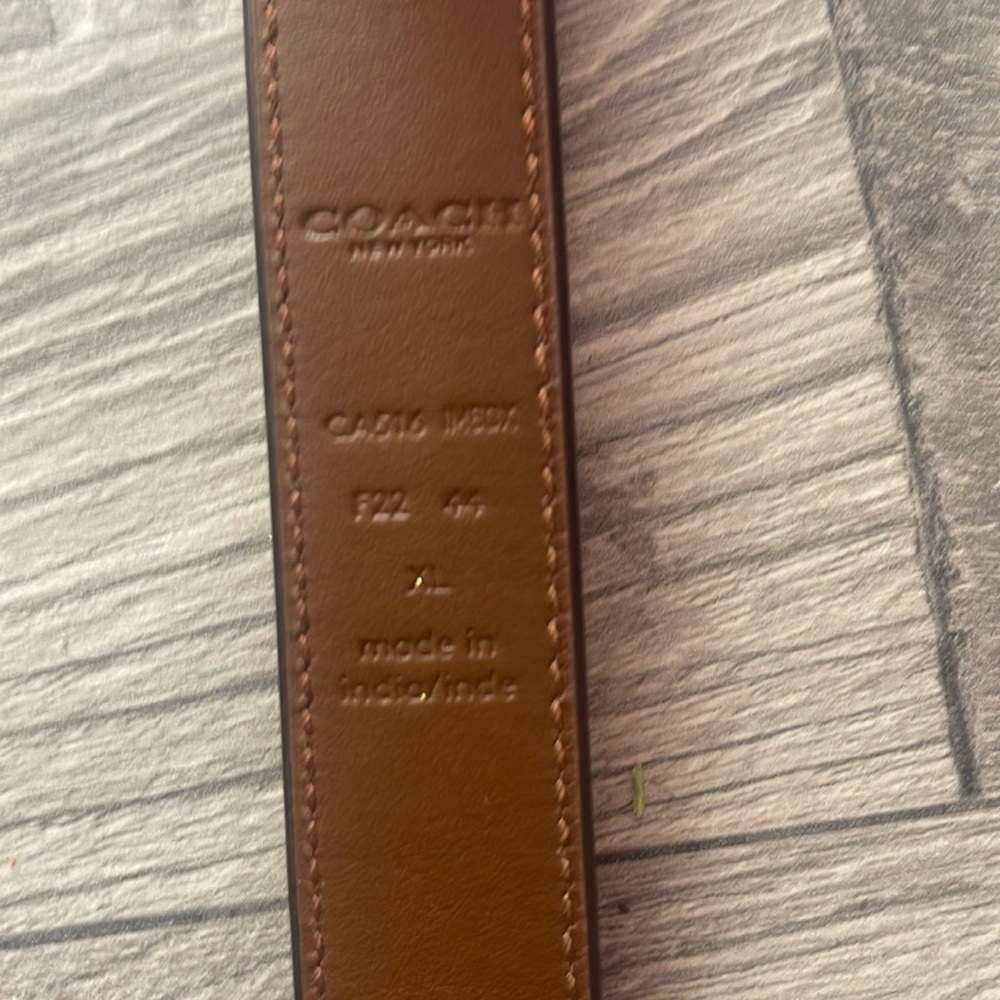 coach belt extra large